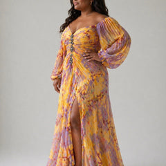 Kristine Elegant Dress With V-Neck