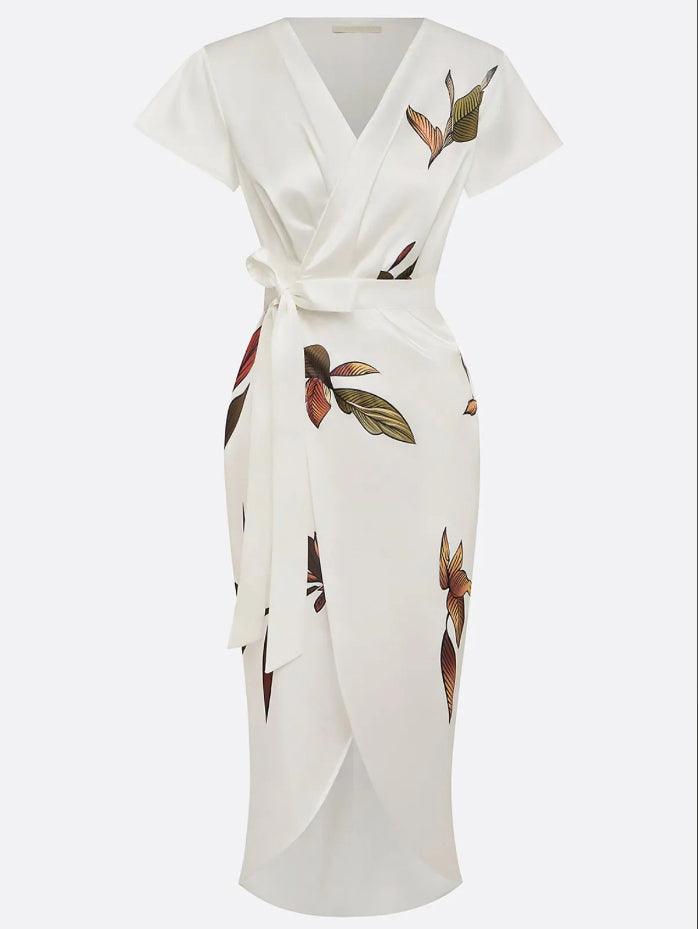 Amira Elegant Wrap Dress