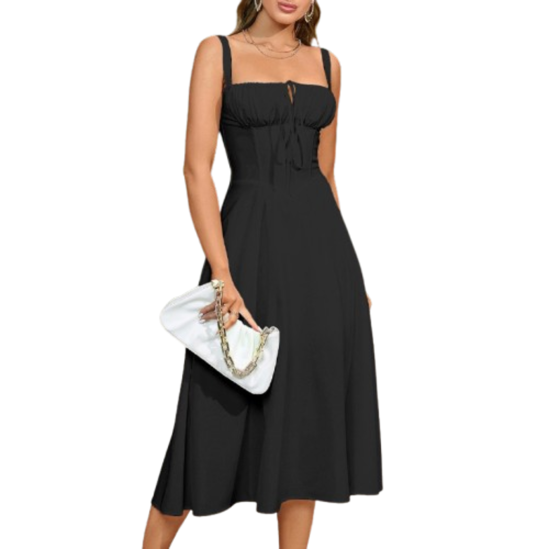 Ariellou dress plain colourway