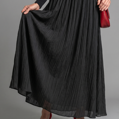 Lana Long Sleeve Turtleneck Defined Waist Midi Dress