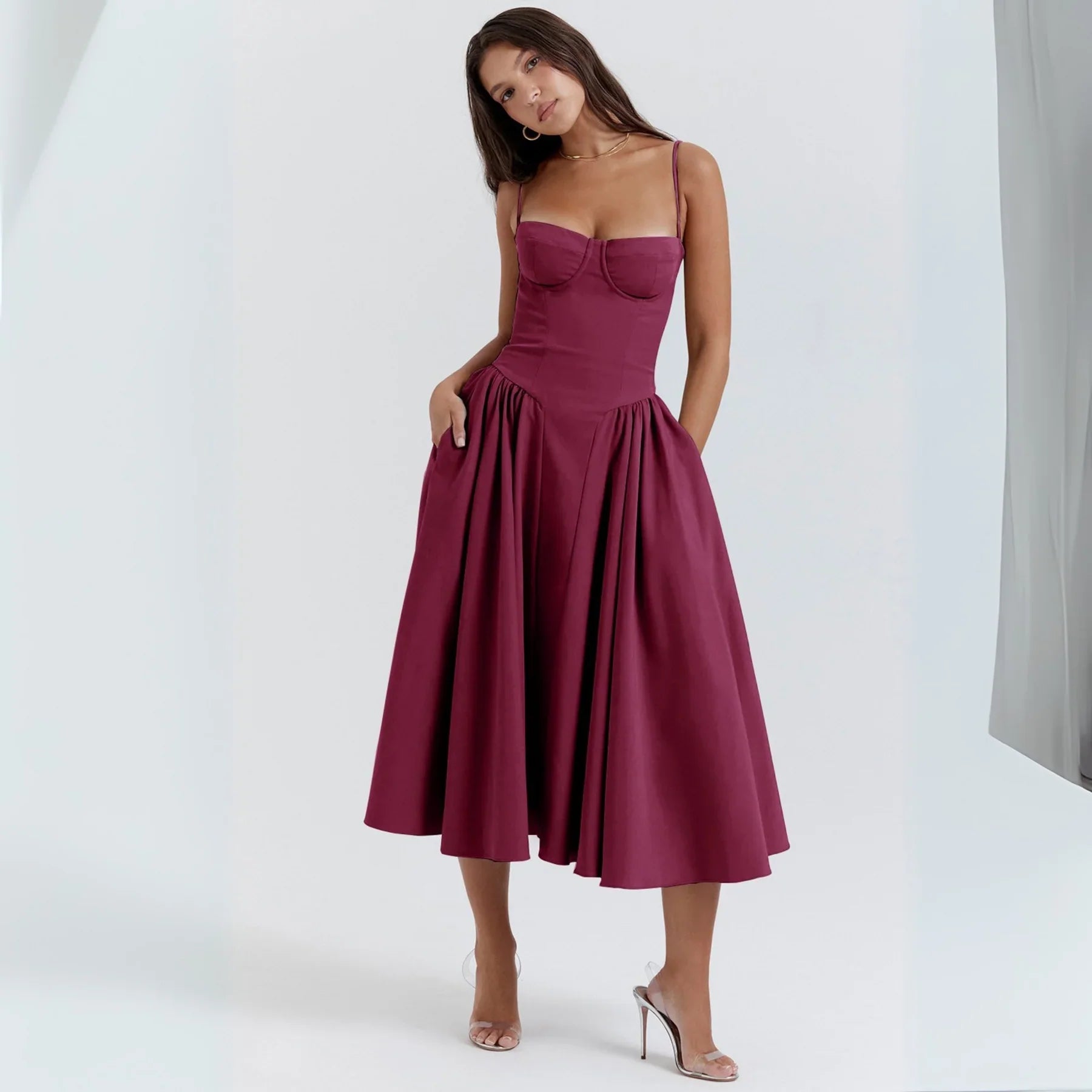 Bodycon midi dress additional colourway