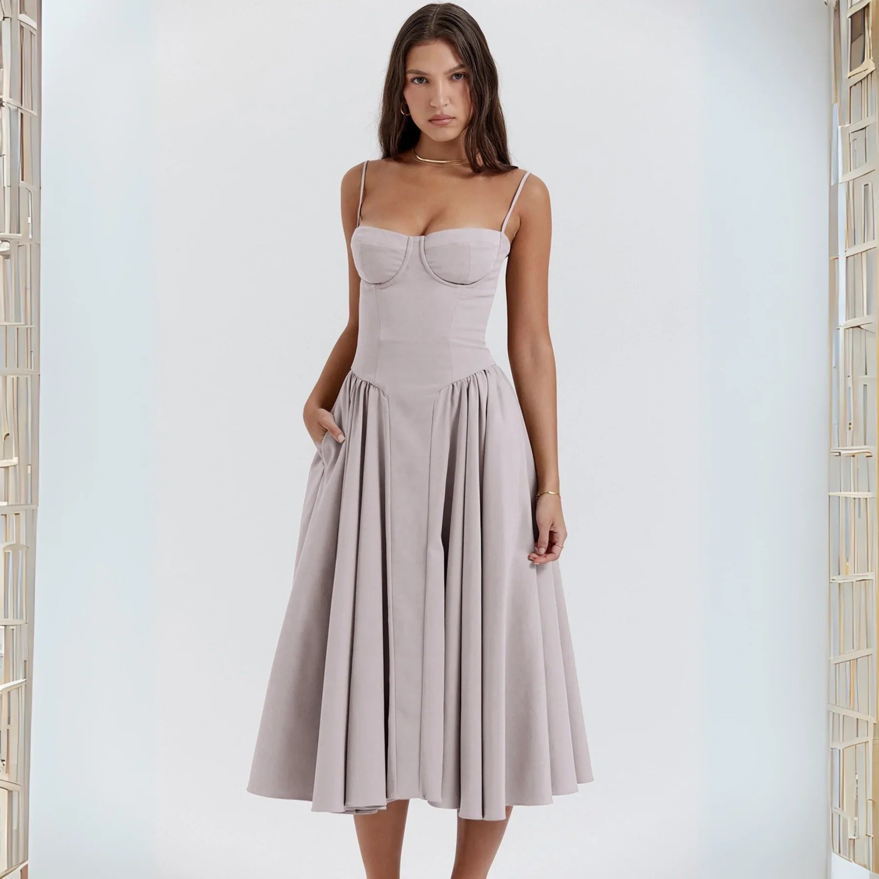 Bodycon midi dress additional colourway