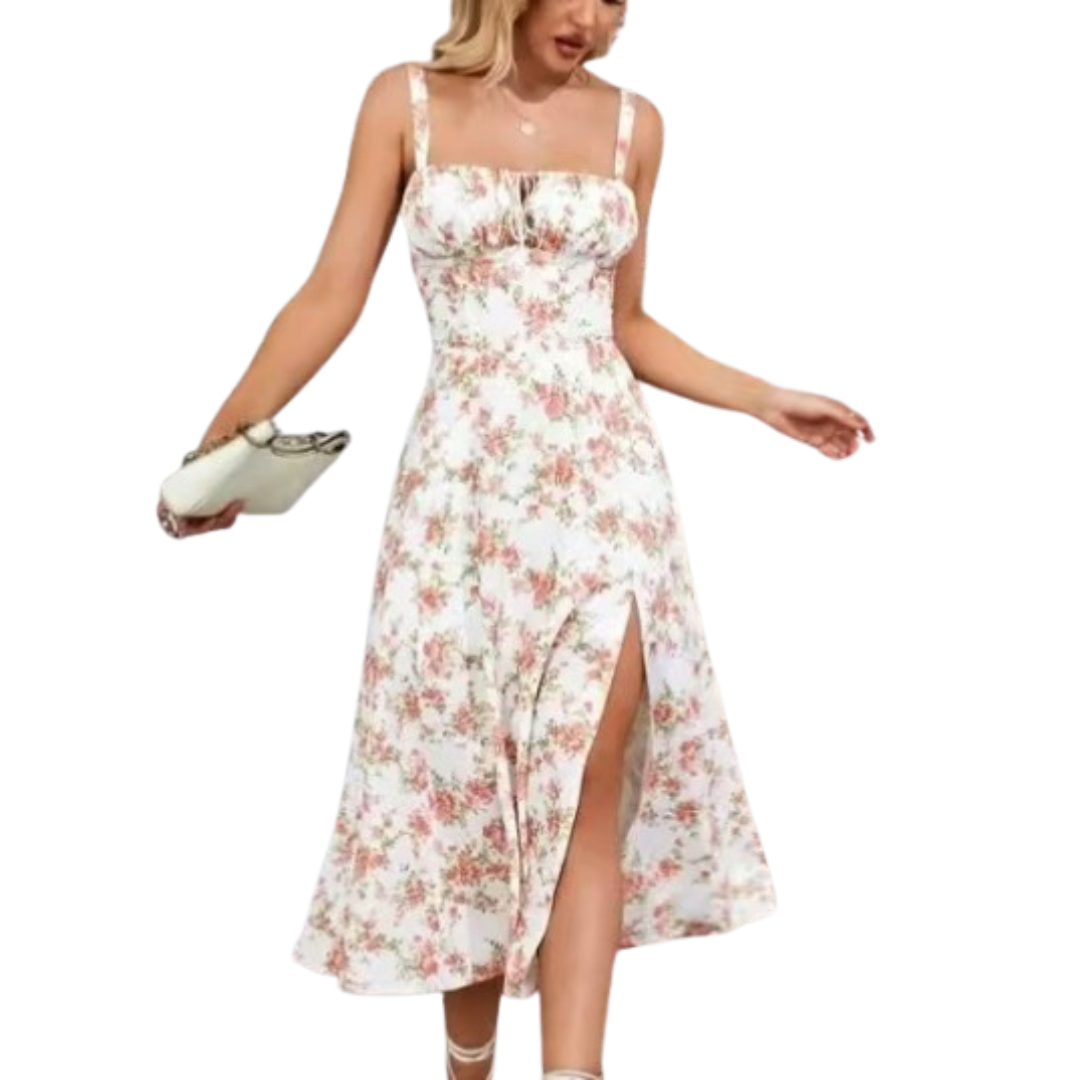 Ariellou dress print detail