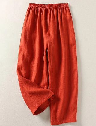 Carolina linen trousers colour option