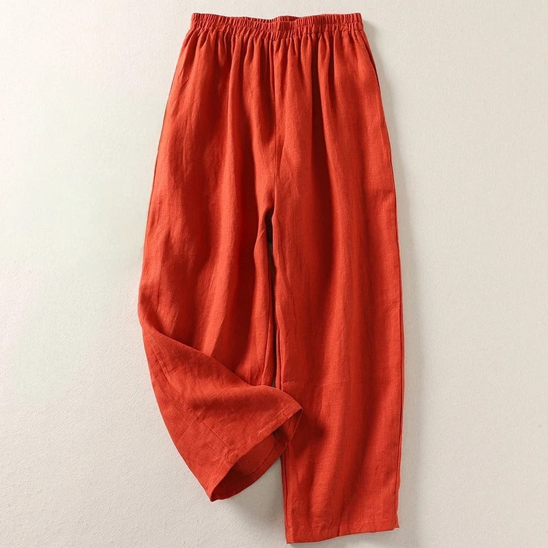 Carolina linen trousers colour option