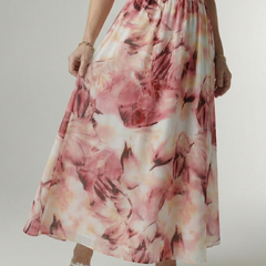 Sylin Gathered Halter Midi Dress