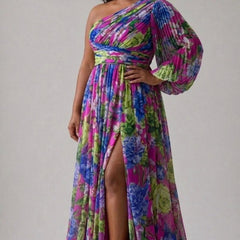 Mabel Blossom Drama Dress | Long Sleeve Maxi Dress