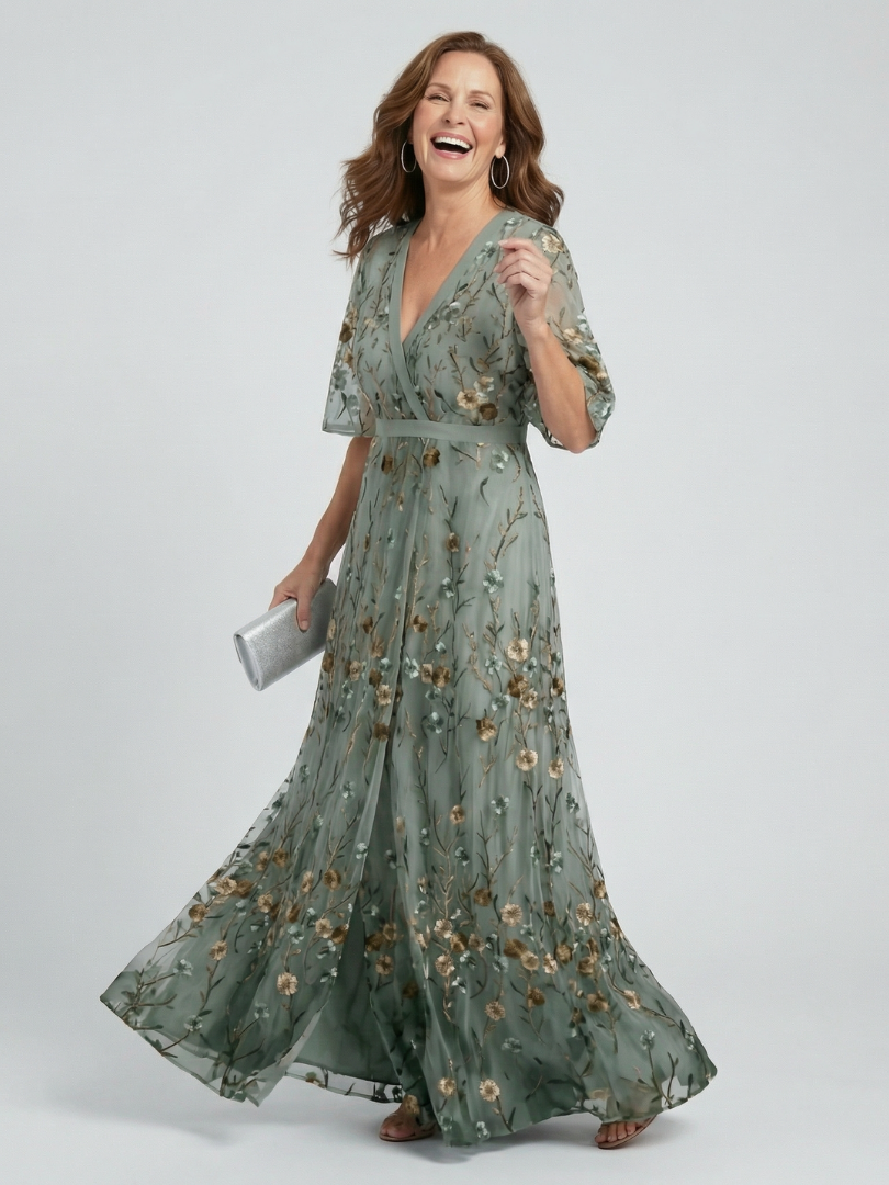 Selora Halter Bloom Flow Maxi Dress, Sleeveless Floral Pull-On Dress