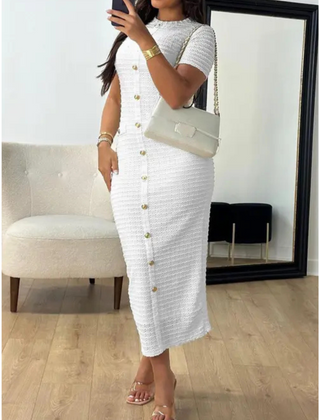 Alina midi dress front view