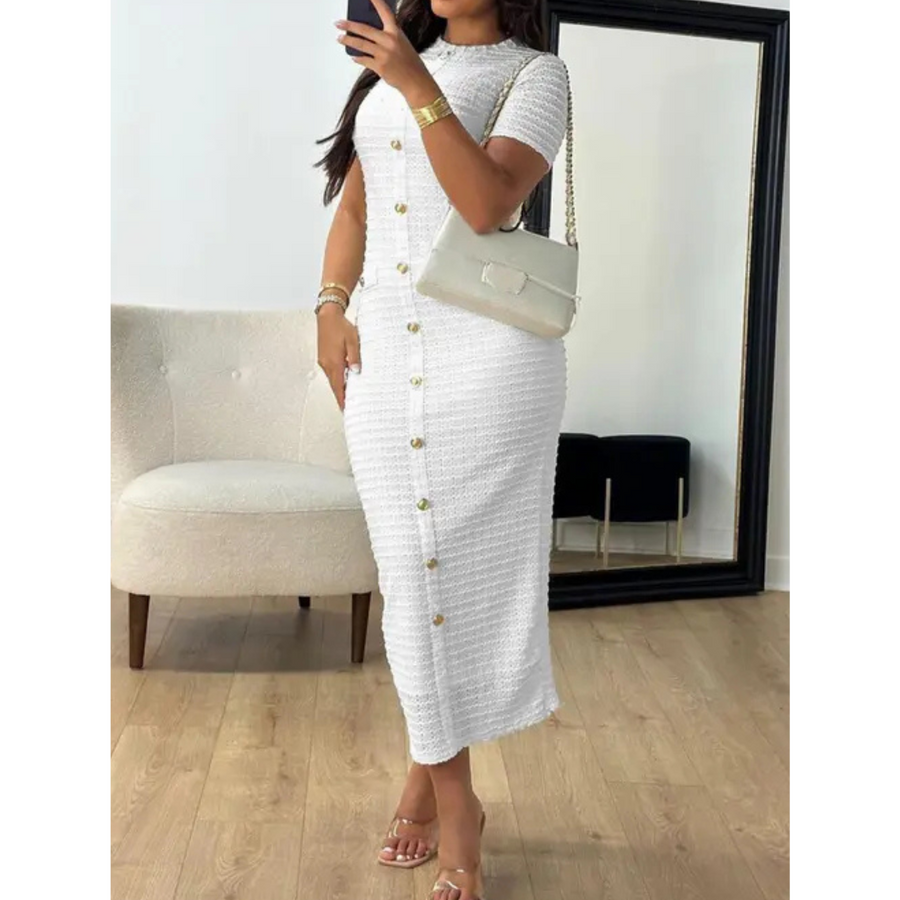 Alina midi dress front view
