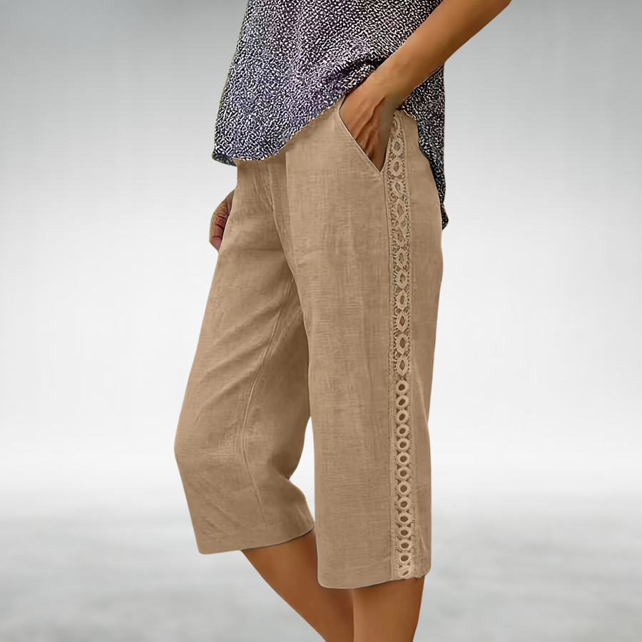 Mallory lightweight comfort shorts front view