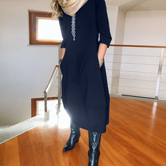 Anora maxi dress in black