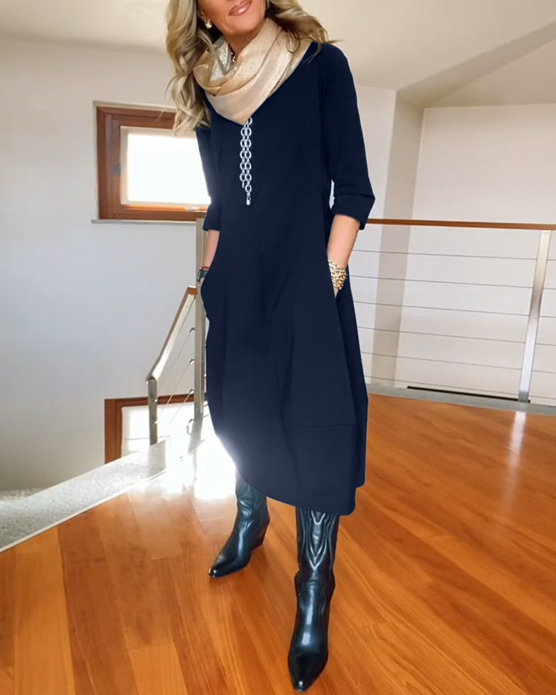 Anora maxi dress in black