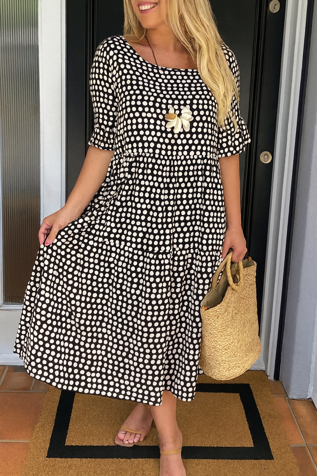 Marigold Flattering & Effortless Midi Dress