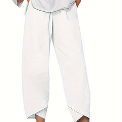 Kaeli trousers in a solid neutral shade