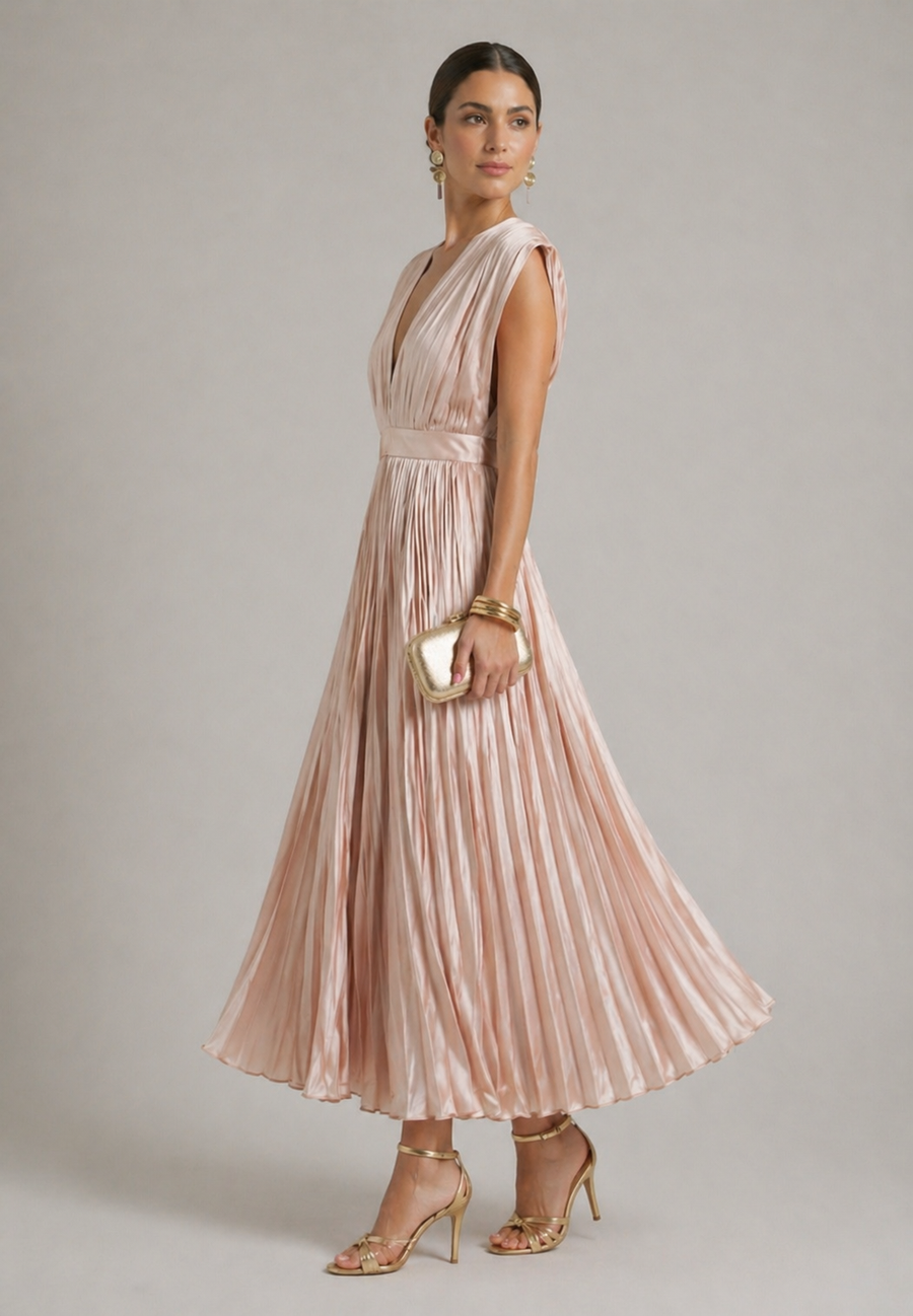 Marni Timeless Pleated Midi Dress