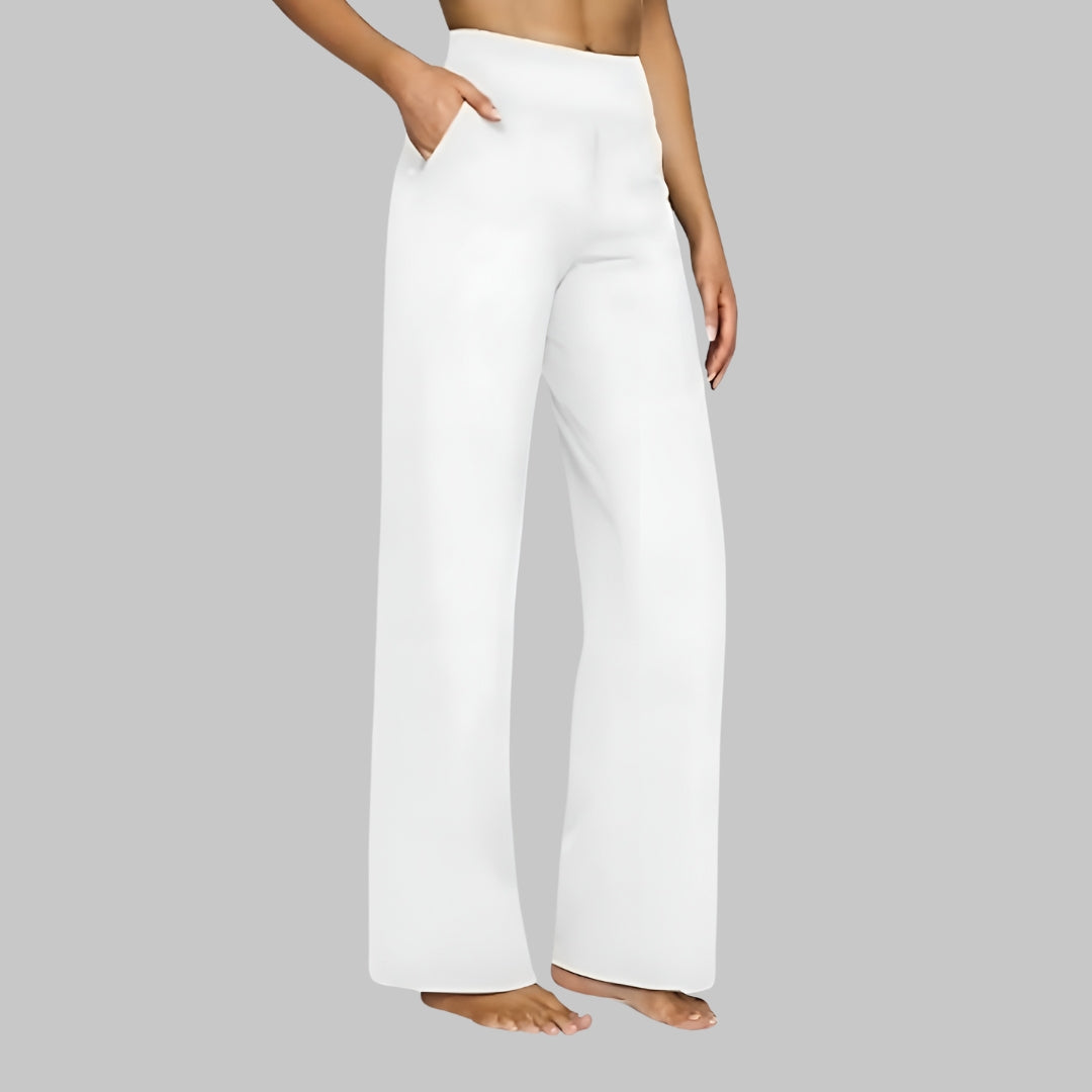 Olivia pants high rise waistband detail