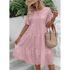 Raemi dress round neckline
