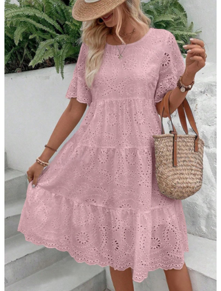 Raemi dress round neckline