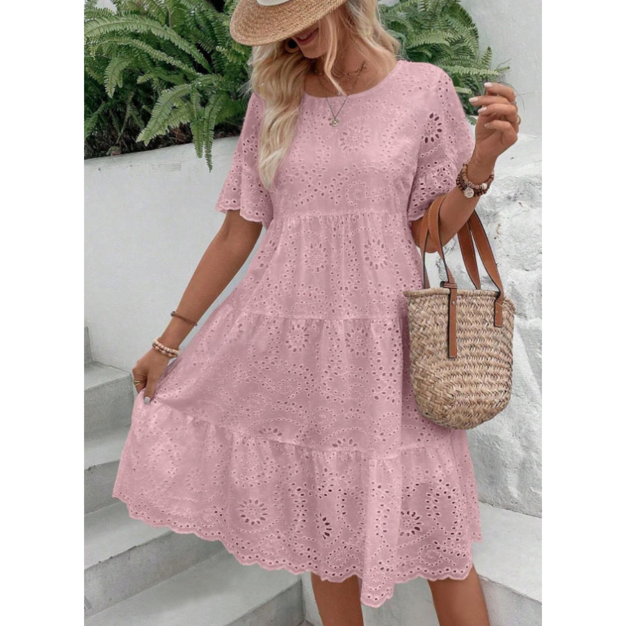 Raemi dress round neckline