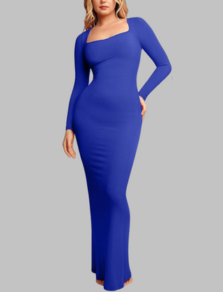 Pito midi dress in blue