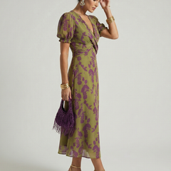 Virel Relaxed Floral Midi Dress