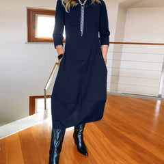 Anora maxi dress in brown