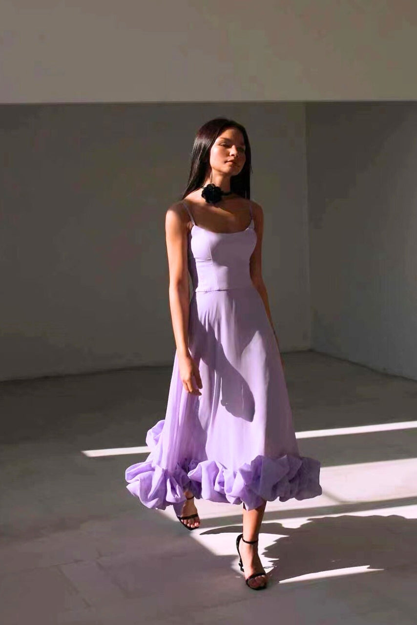 Full length view of the grace dress