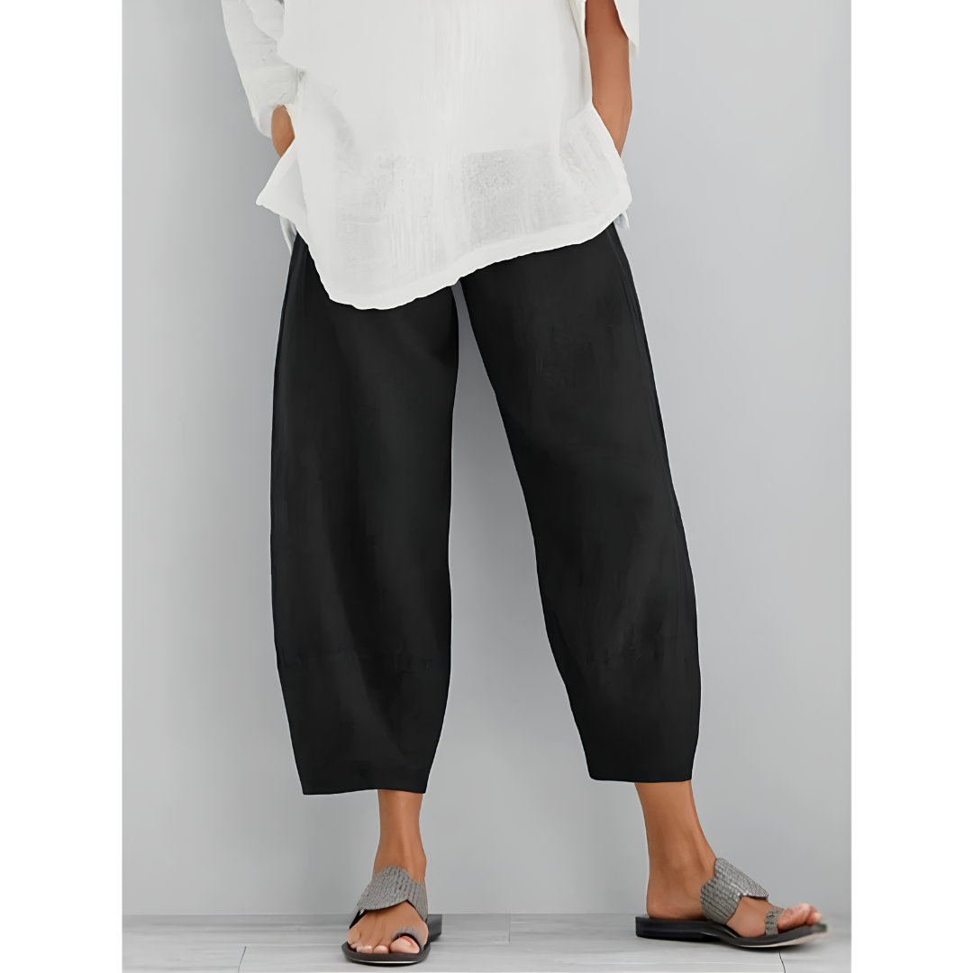 Magnolia pants elastic waistband detail
