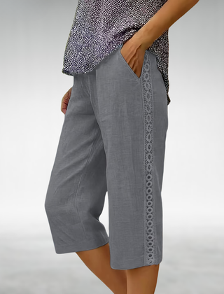 Mallory shorts elastic waistband detail