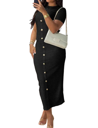 Bronwyn dress back view with zipper