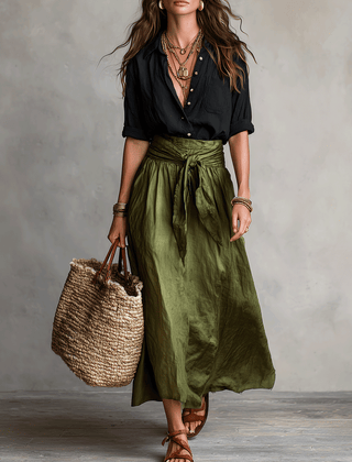 Calista Boho Chic Skirt Set