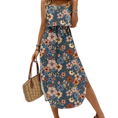 Full length view of the tie dye dress