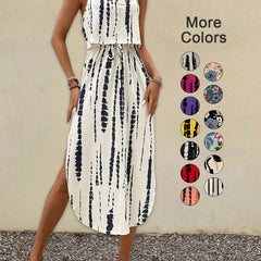 Blyte printed cami dress front view