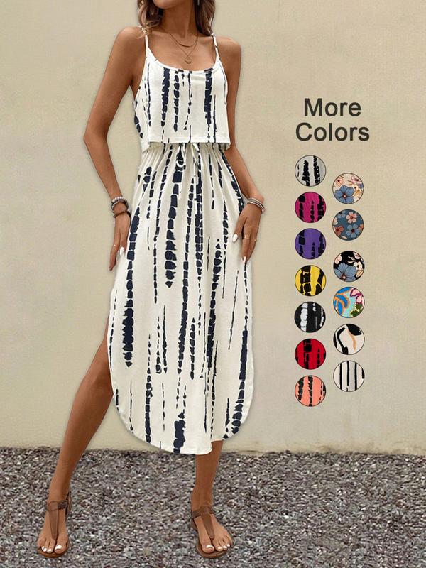 Blyte printed cami dress front view