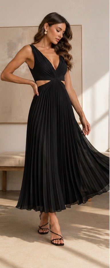 Lily Radiant Twist Dress, Sleeveless Twist-Front Maxi Dress