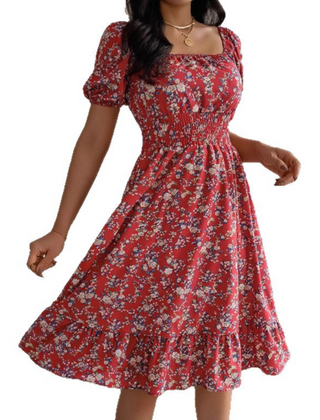 Hiraya sundress in a bright shade