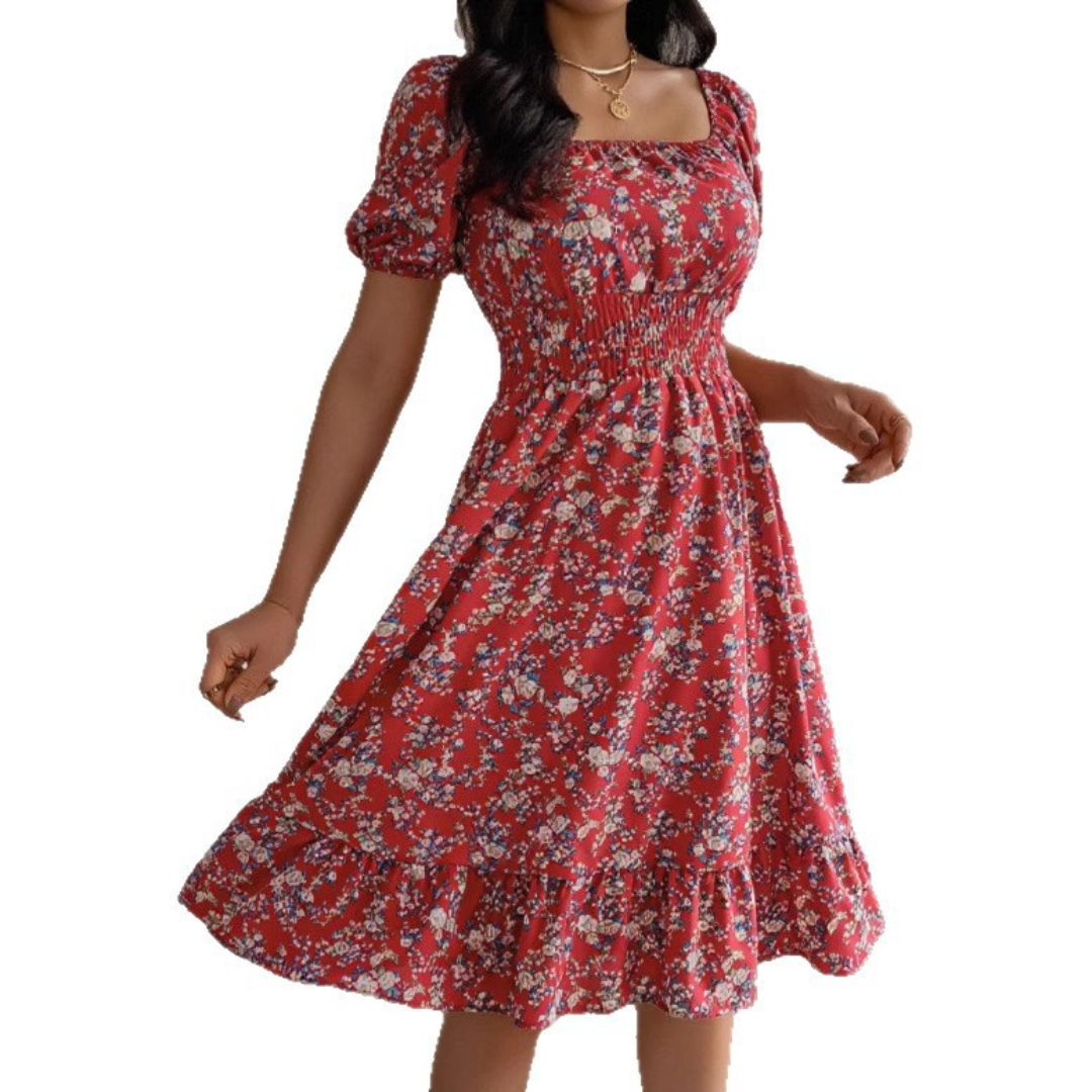 Hiraya sundress in a bright shade