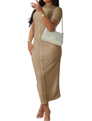 Bronwyn dress worn full length