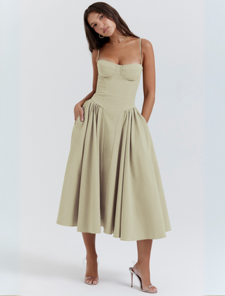 Bodycon midi dress in a second colourway