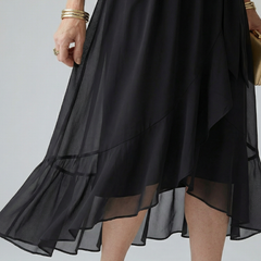 Elric Light Drape Midi Dress