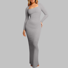 Pito midi dress in grey