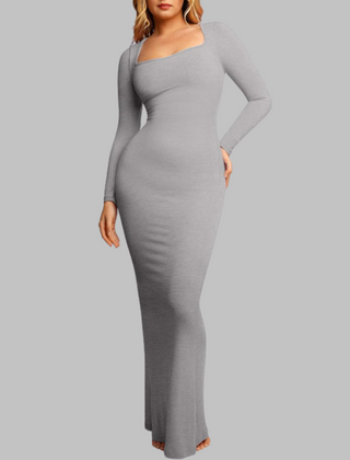 Pito midi dress in grey