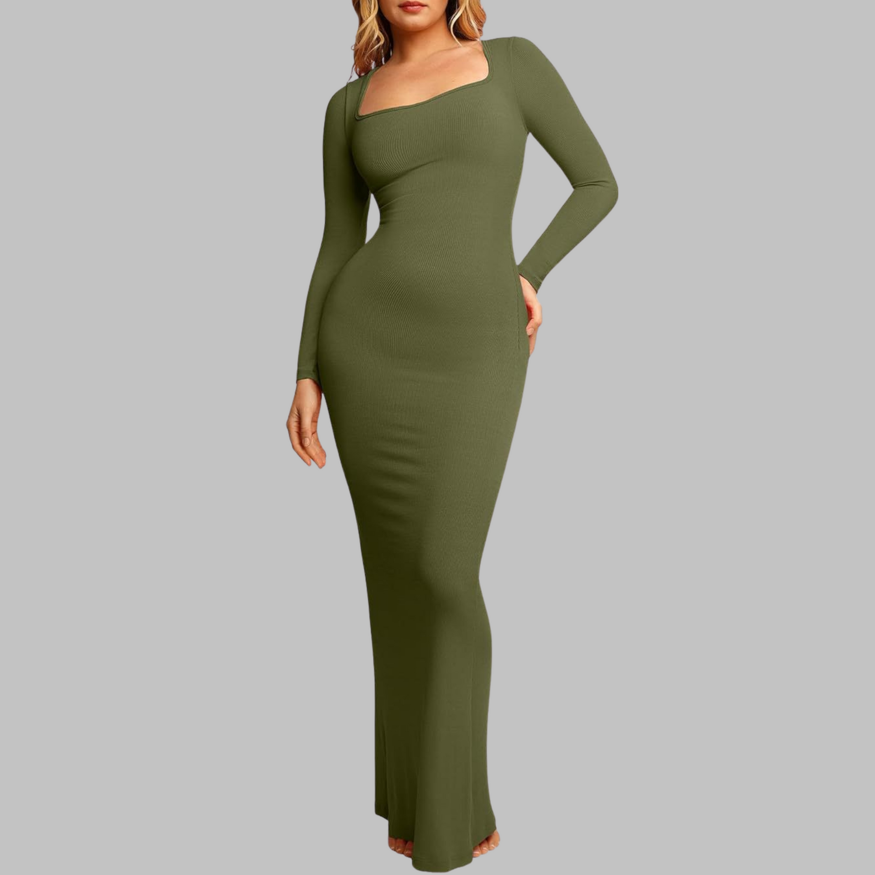 Pito midi dress in green