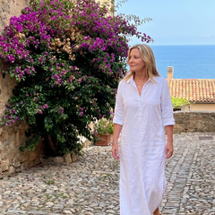 Veronica Long Sleeve Relaxed Silhouette Maxi Dress