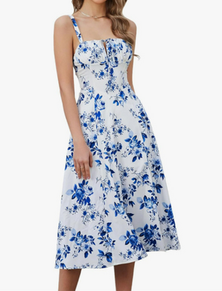 Ariellou dress styled outdoors