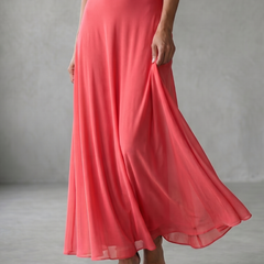June Off Shoulder Draped Midi Dress
