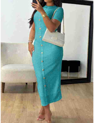 Alina dress styled with heels