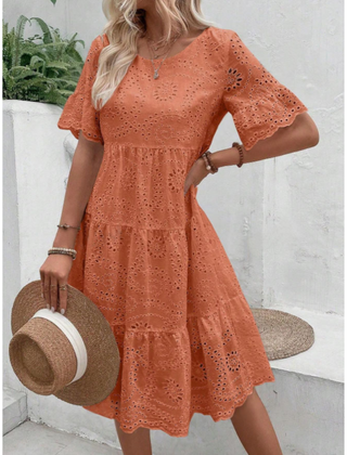 Raemi dress in a bright shade