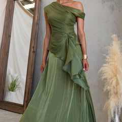 Verity metallic chiffon set